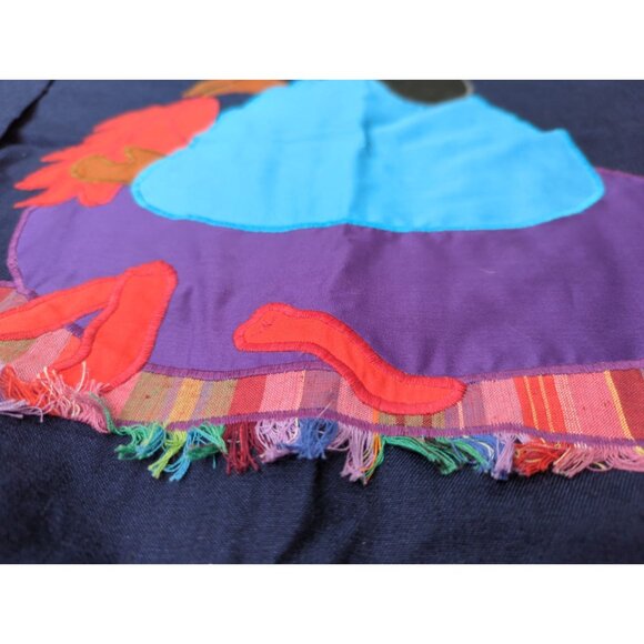 Vintage Alfredo’s Wife Women’s Small Oversized Southwest Art Shirt USA - Picture 5 of 11